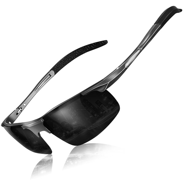 DADA-PRO Driving Sunglasses for Men Polarized Lightweight Retro Vintage Shades, Mirrored Sport Sun Glasses UV400 Protection